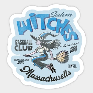 Salem Witches Baseball Team 1888 Sticker